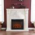 Holly & Martin Andorra Electric Fireplace-Ivory