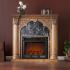 Holly & Martin Bedford Electric Fireplace-Old World Oak